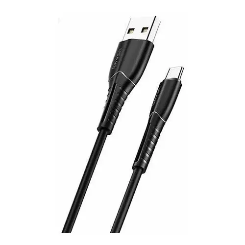 Usams kabel u35 usb-c 2a fast charge 1m czarny/black sj366usb01 (us-sj366)