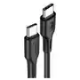 USAMS Kabel U43 USB-C na USB-C 100W PD Fast Charge 5A 1.2m czarny/black SJ459USB01 (US-SJ459) Sklep on-line