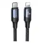 USAMS Kabel U71 USB-C na Lightning 1,2m 20W PD Fast Charge czarny/black SJ521USB01 (US-SJ521) Sklep on-line