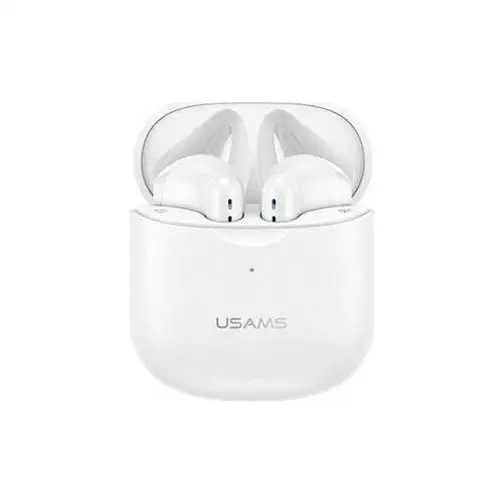 USAMS Słuchawki Bluetooth 5.0 TWS IA series bezprzewodowe biały/white BHUIA02 (US-IA04)