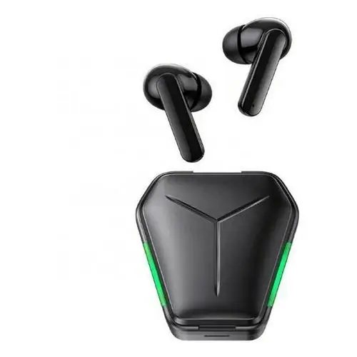 USAMS Słuchawki Bluetooth 5.0 TWS JY series Gaming earbuds bezprzewodowe czarny/black BHUJY01