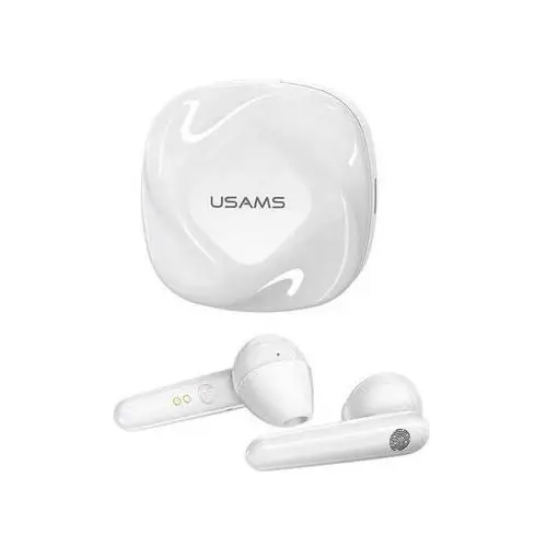 USAMS Słuchawki Bluetooth 5.0 TWS SD series bezprzewodowe biały/white BHUSD01