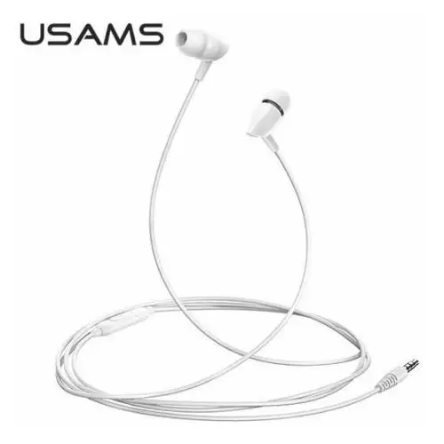 Usams słuchawki stereo ep-37 3,5 mm biały/white hsep3702
