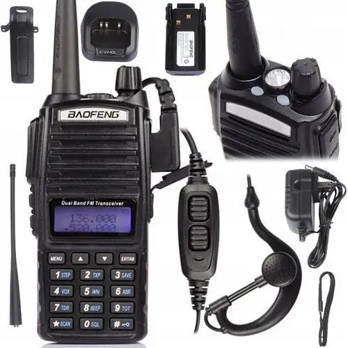 UV-82 5W Krótkofalówka Radiotelefon Walkie Talkie