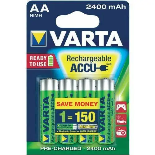 Varta Akumulator aa r2u 56756, ni-mh, 2400 mah, 1.2 v, 4 szt