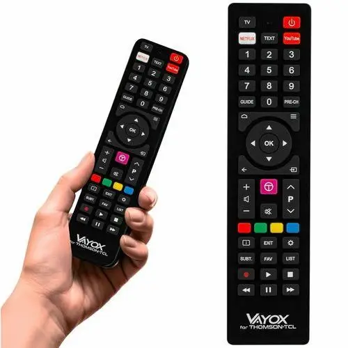 Pilot do TV TCL i Thomson Vayox VA0143 Funkcje specjalne