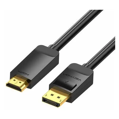 Vention Kabel 4k displayport do hdmi 2m hagbh (czarny)