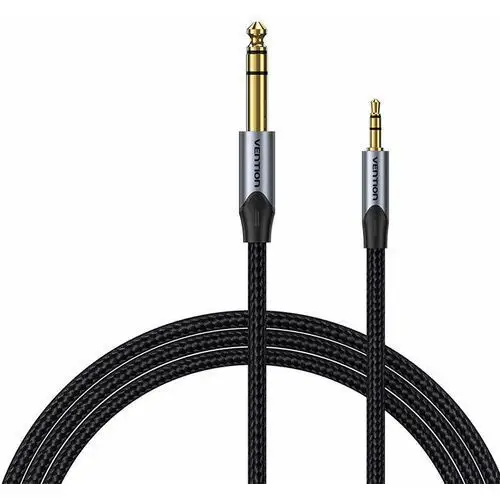 Vention , kabel audio 3,5mm trs męski do 6,35mm męski 1m bauhf szary