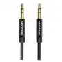 Vention , kabel audio 3,5mm w oplocie 1m bagbf czarny Sklep on-line