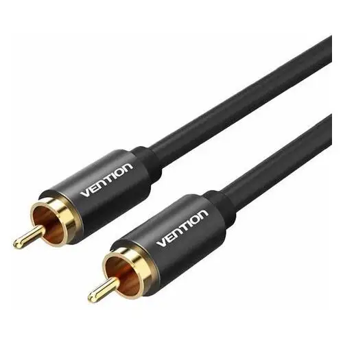 Vention , kabel audio rca 1m vab-r09-b100 metalowy czarny