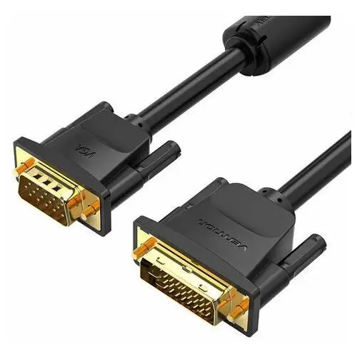 Kabel DVI(24+5) do VGA 3m Vention EACBI (Czarny)