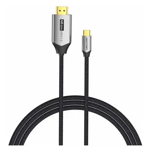 Kabel USB-C do HDMI 1.5m Vention CRBBG (Czarny)