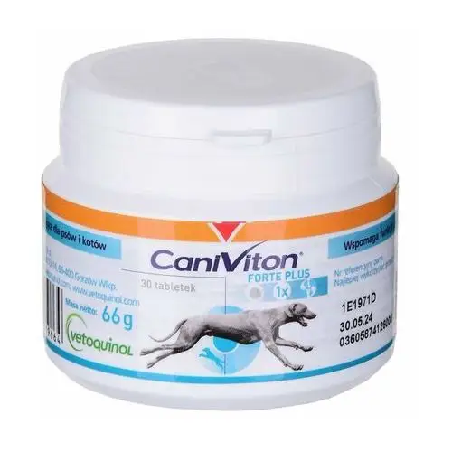 Vetoquinol Caniviton Forte Plus Tabletki 30Tab