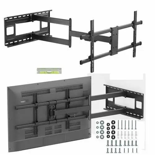 102cm uchwyt tv dlugie ramie wieszak do telewizora 43-80 cali extra mocny Vetouson