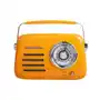 Retro radio z głośnikiem bluetooth - kolory lata - pomarańczowe- błyszczące Vintage cuisine Sklep on-line