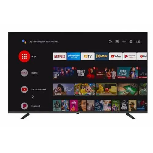 Smart tv led 58' 58uhd10k 4k bezramkowy android11 Vivax