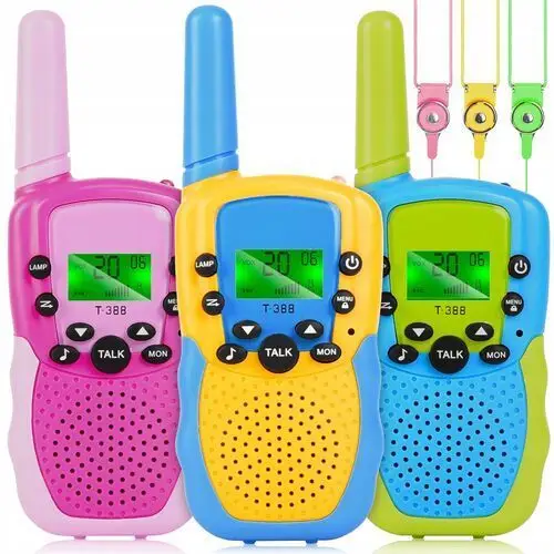 Walkie-talkie krótkofalówki dla dzieci zestaw 3szt dla dzieci