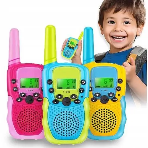 Walkie-talkie krótkofalówki dla dzieci zestaw 3szt dla dzieci T-388