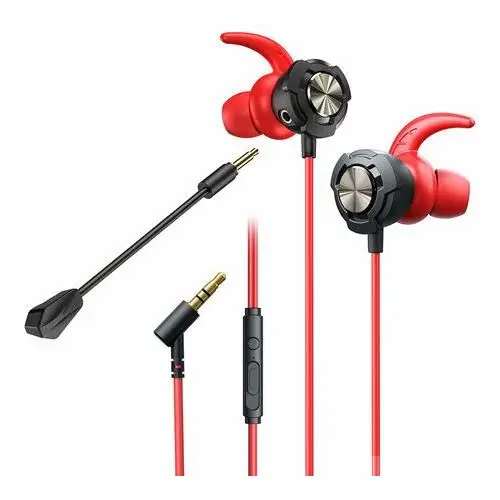 WEKOME YB01 Game Series - Słuchawki przewodowe dla graczy HiFi jack 3,5 mm (Czerwony)
