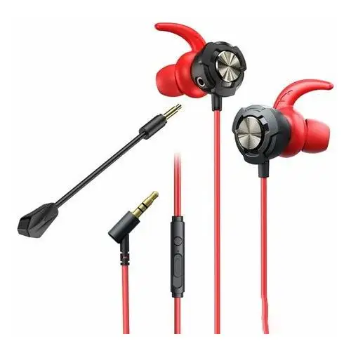 WEKOME YB01 Game Series - Słuchawki przewodowe dla graczy HiFi jack 3,5 mm (Czerwony), WK-YB01_RED