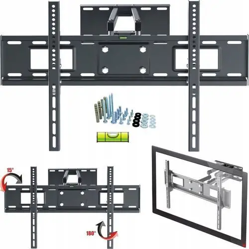 Wieszak Ścienny Uchwyt Do Telewizora 23-70 cali Uniwersalny Obrotowy Mocny