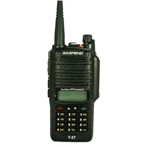 Wodoszczelna krótkofalówka Baofeng T57 Vhf/uhf 5W Pmr IP68 UV-9R