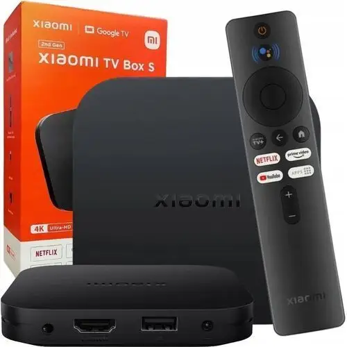 Xiaomi MI Box S Max 2 Generacji 4K Ultra Hd Smart Odtwarzacz Multimedialny