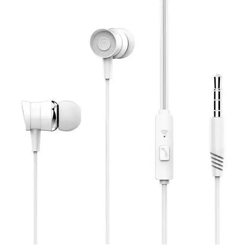 XO Słuchawki przewodowe EP20 jack 3,5mm białe