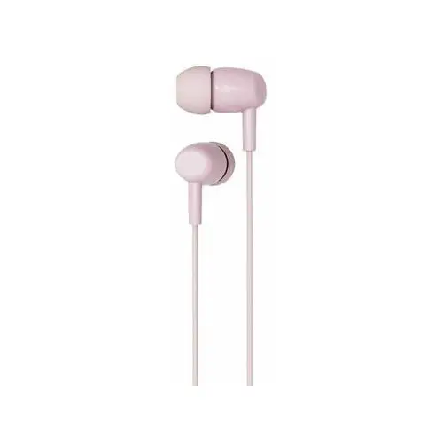 Xo słuchawki przewodowe ep50 jack 3,5mm dokanałowe różowe 1szt