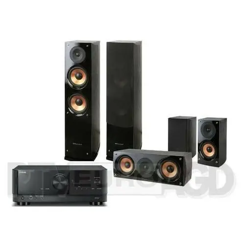 Yamaha MusicCast RX-V4A (czarny), Pure Acoustics NOVA 6 (czarny), RX-V4A+NOVA6 BK