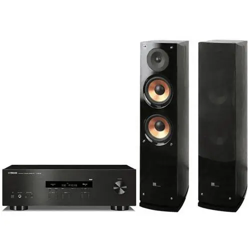 Zestaw stereo r-s202d + pure acoustics nova 6 2.0 czarny Yamaha