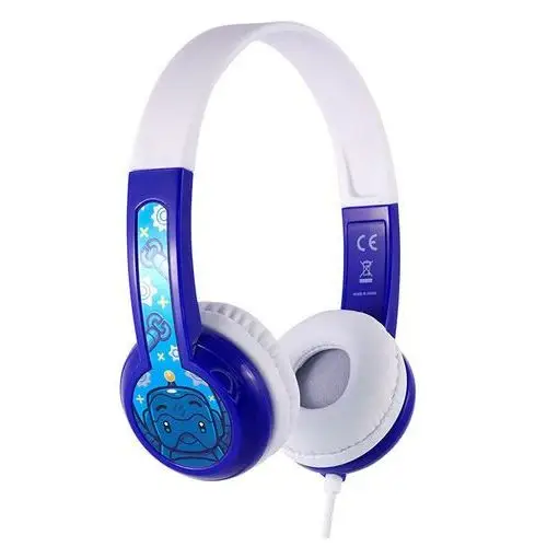 Słuchawki przewodowe dla dzieci BuddyPhones DiscoverFun (niebieskie)