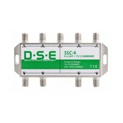 Sumator DSE SSC-4 TV Combiner 4 X SAT + złącze TV