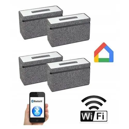 Zestaw 4X Głośnik Multiroom Wifi Wlan Bluetooth Chromecast Jakość