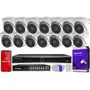 Zestaw Monitoringu 14 Kamer 5MPx IPCAM-T5 Nvr Hikvision DS-7616NXI-K2 Sklep on-line