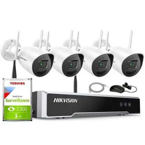 Zestaw Monitoringu Wifi Hikvision Fhd NK42W0H-1T