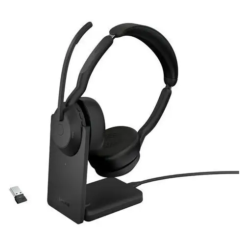 Zestaw Słuchawkowy Bezprzewodowy Jabra Evolve2 55, Link380a UC Stereo Stand