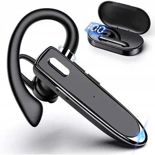 Zestaw słuchawkowy Bluetooth 5.2 Edr Led etui