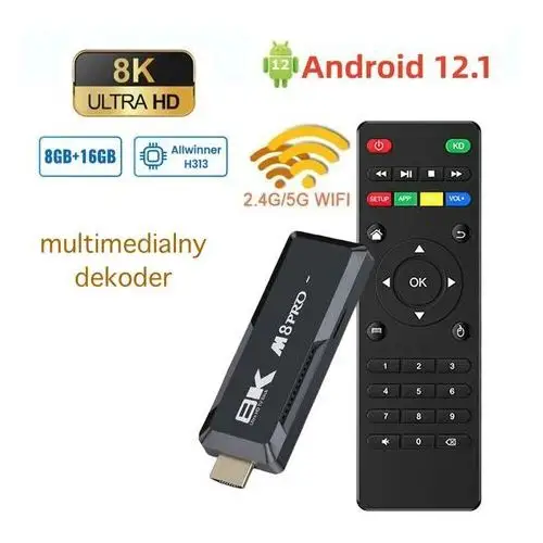 Zestaw WiFi Top Box Android Bluetooth 5.0